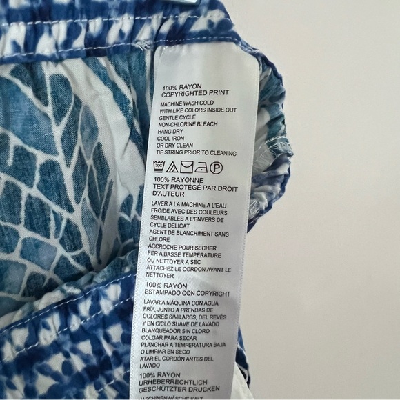 Tommy Bahama Mosaic Palms Drawstring Pants | Size XS| - Picture 9 of 9